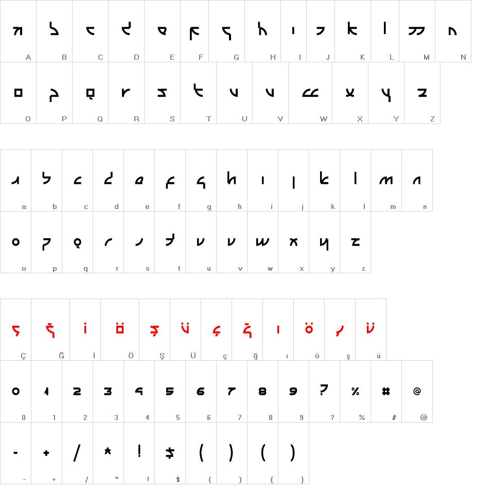 Latikana font