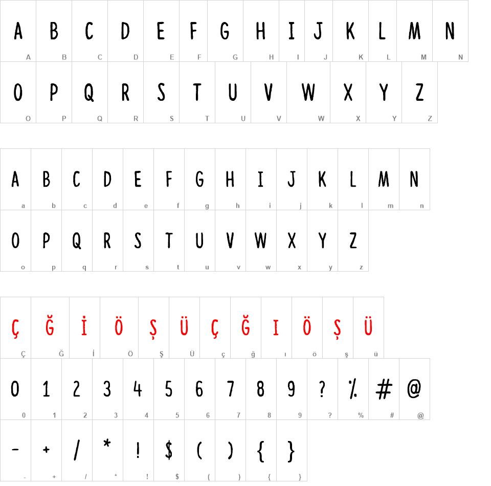 Lazing on a sunny afternoon font