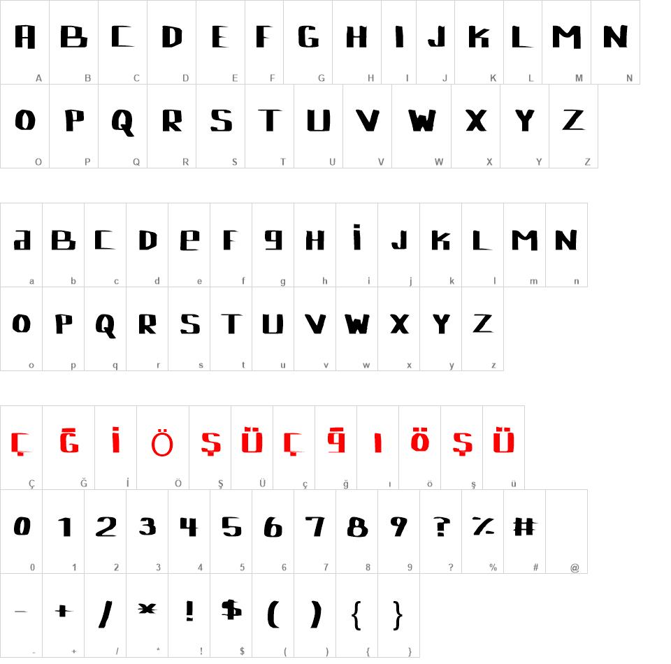 Lebowski font