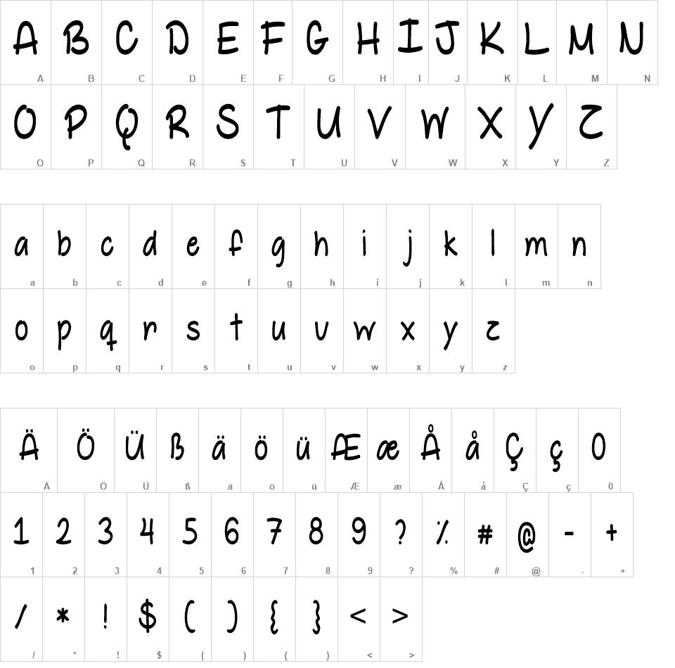 Matthildur font