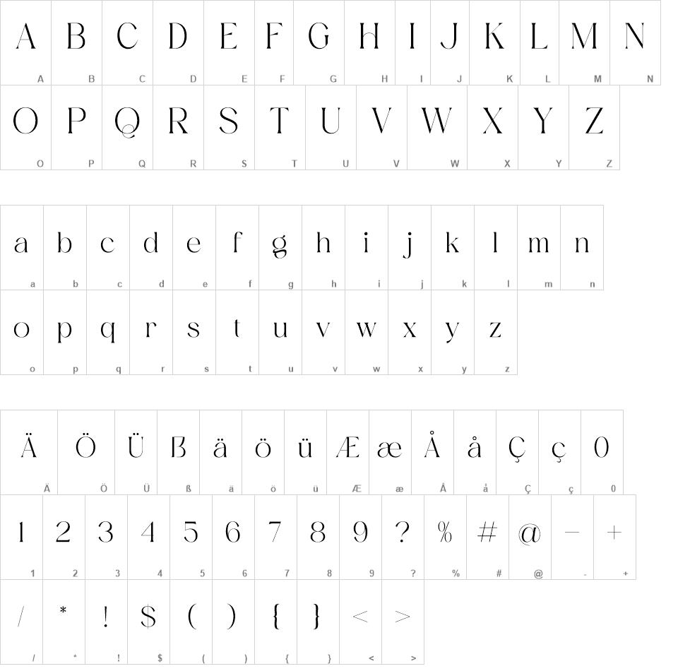 Mediga font