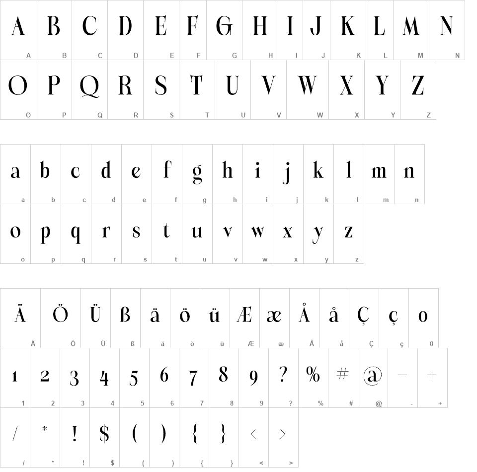 Michela Azorha font