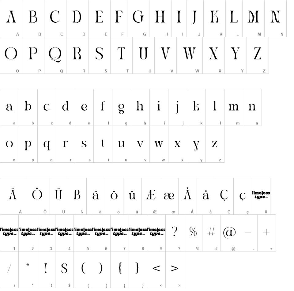 Midnight Company font