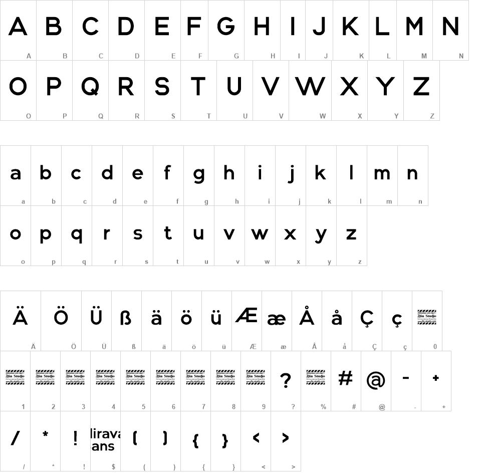 Mirava font