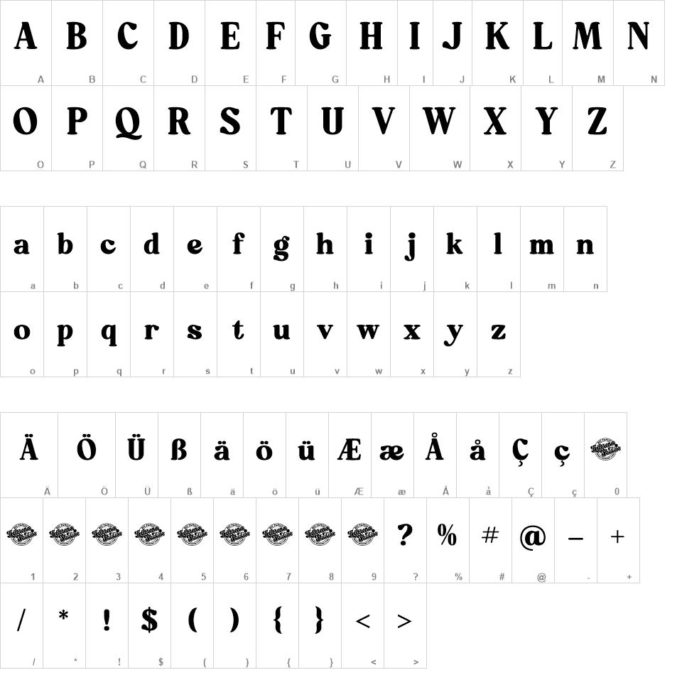 Mistys Relrica font