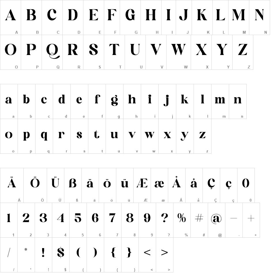 Mogilte font