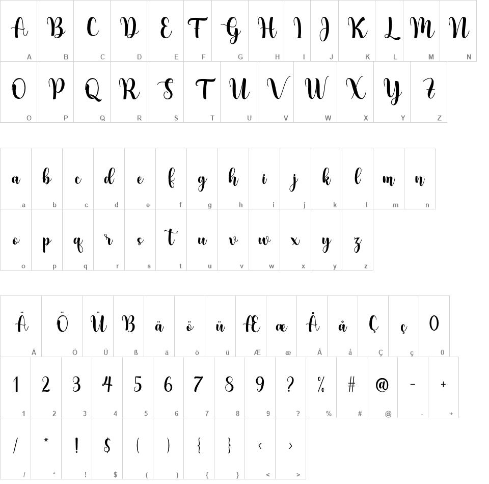 Growloves font