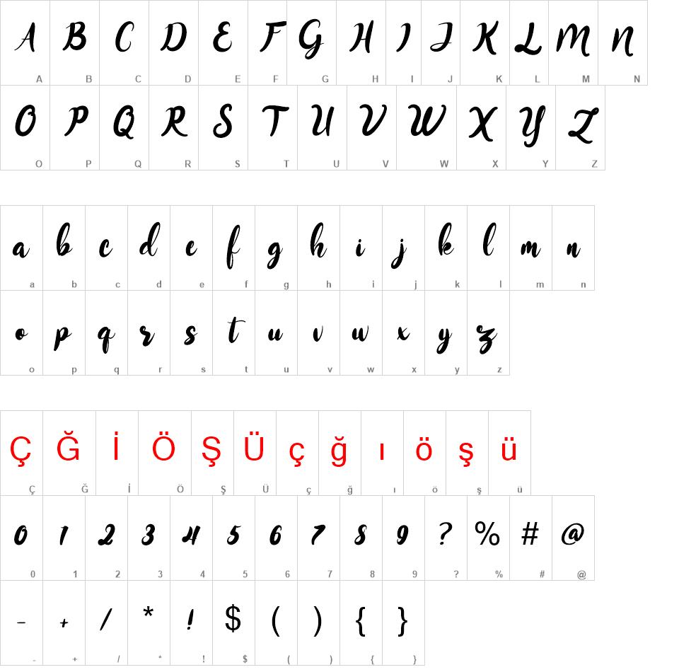 Monitta  font