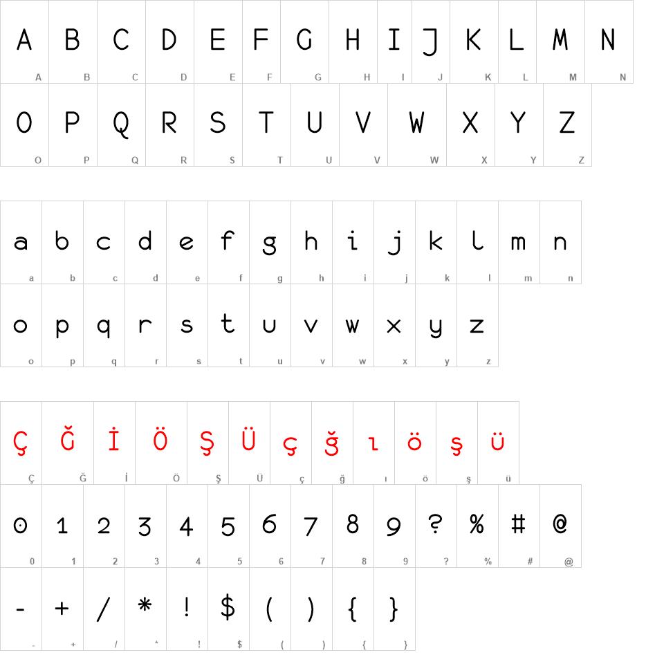 monofur font