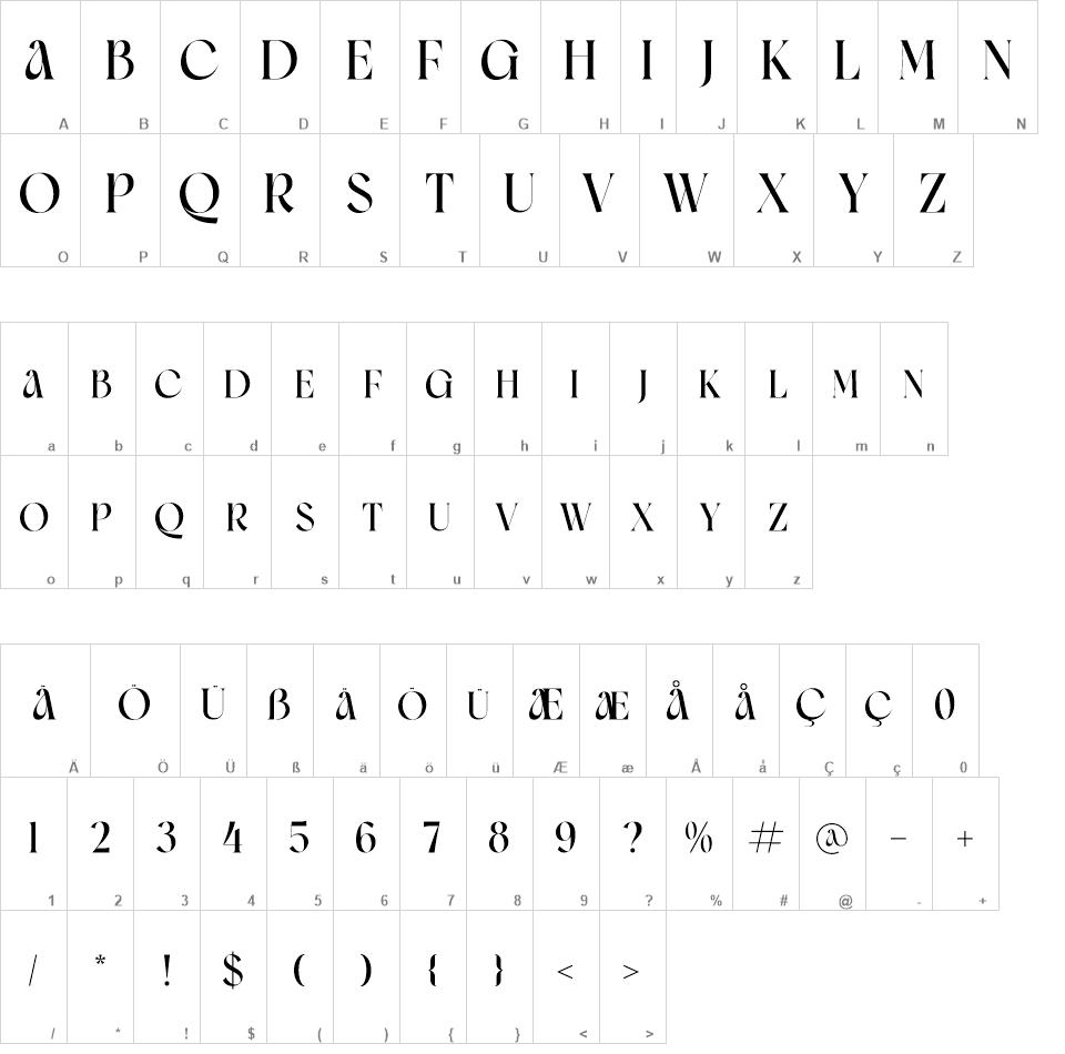 Moves Cabse font