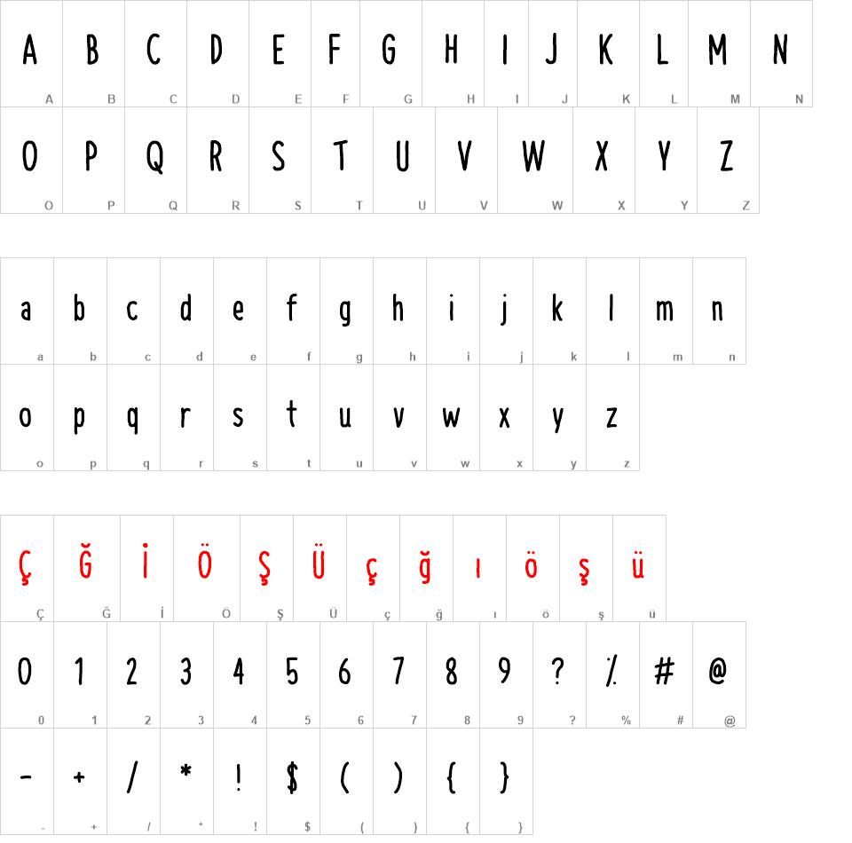 NAL Hand Font font