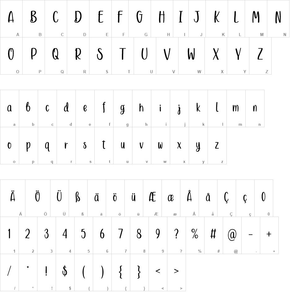 Ningst Smile font