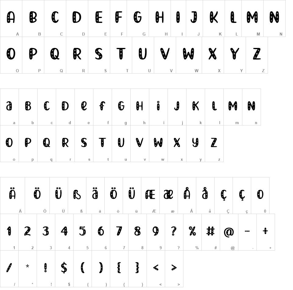 Ningst Sparkle font