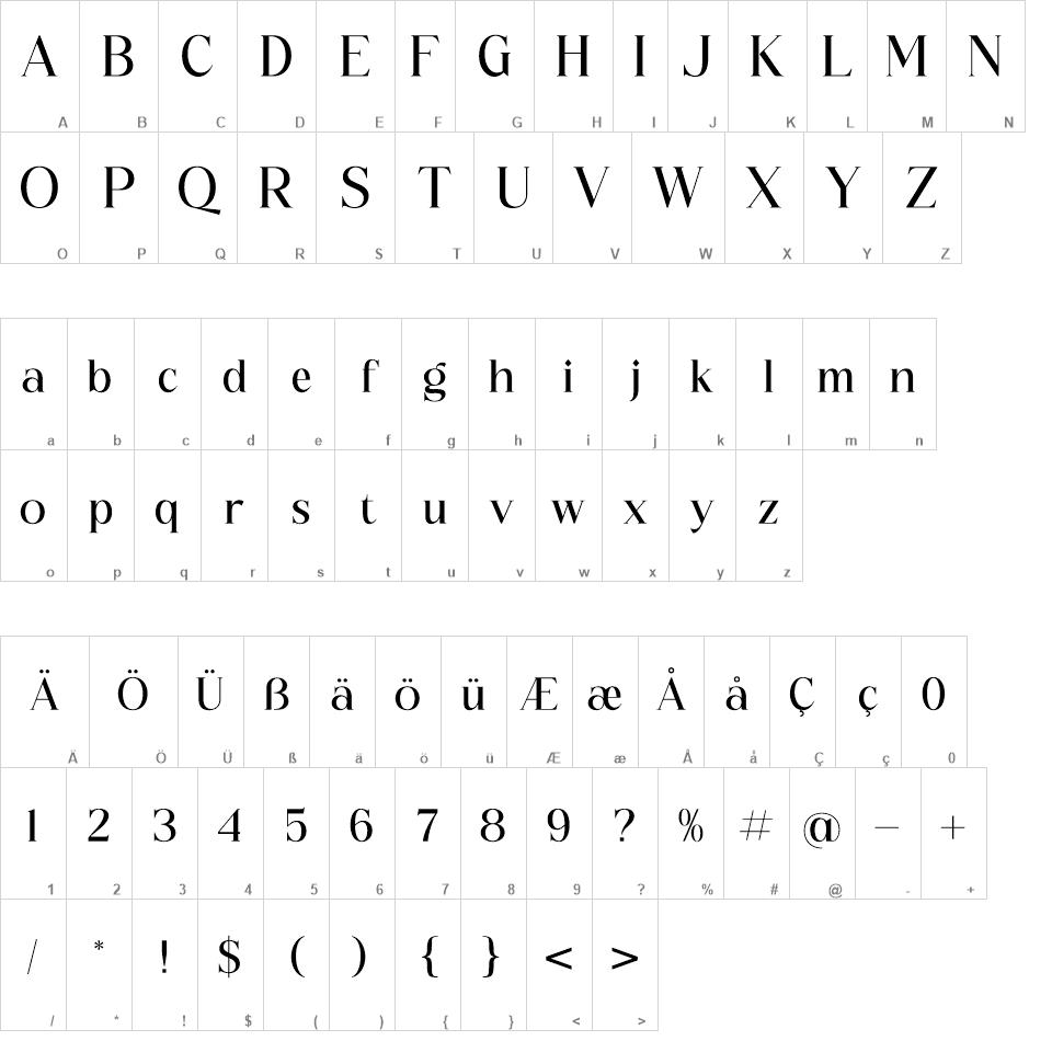 Noctado font