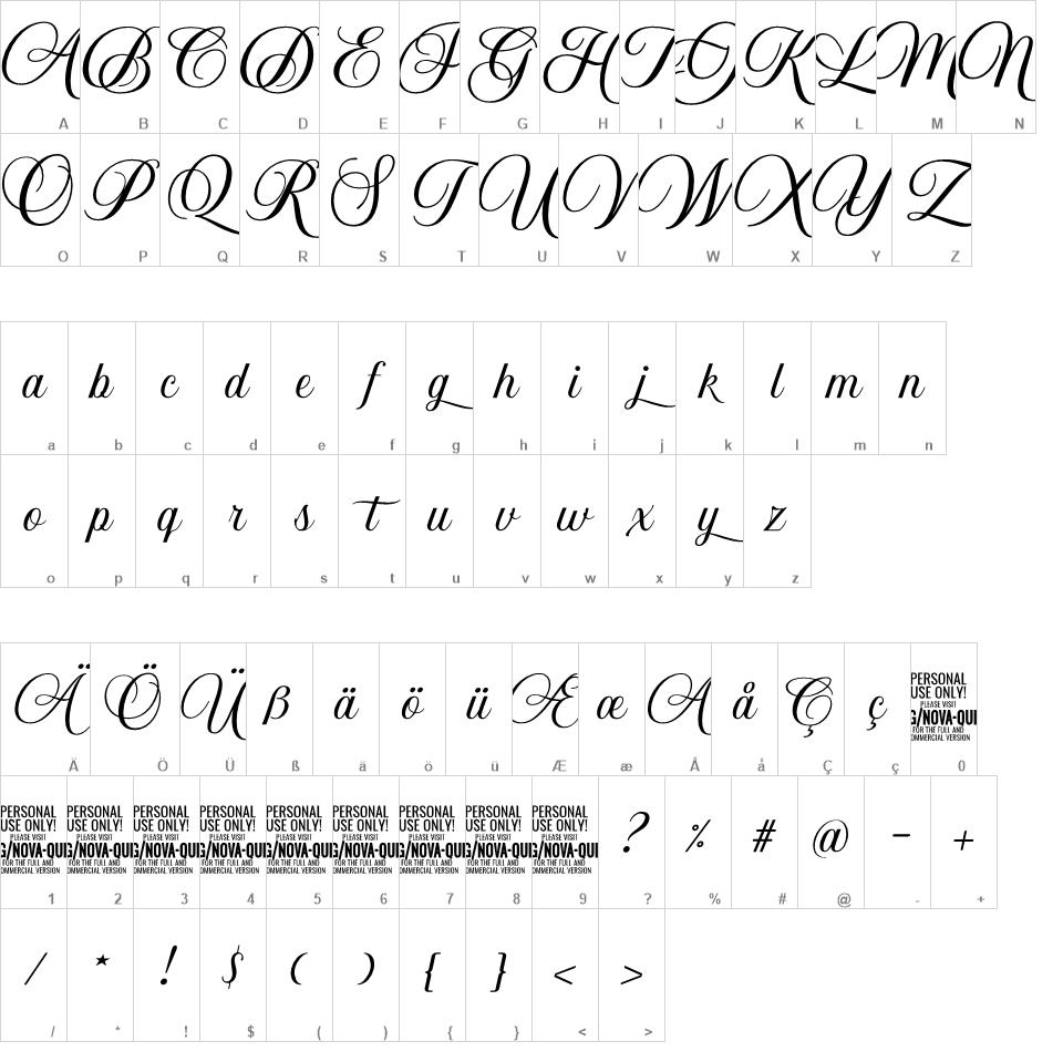 Nova Quinta font