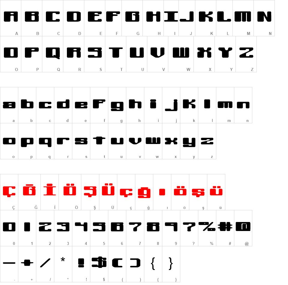 Off Kilter L (BRK) font