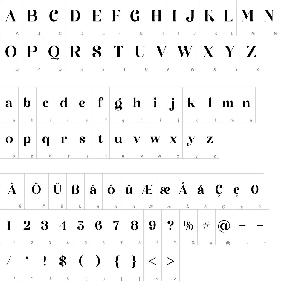 Palmtick font