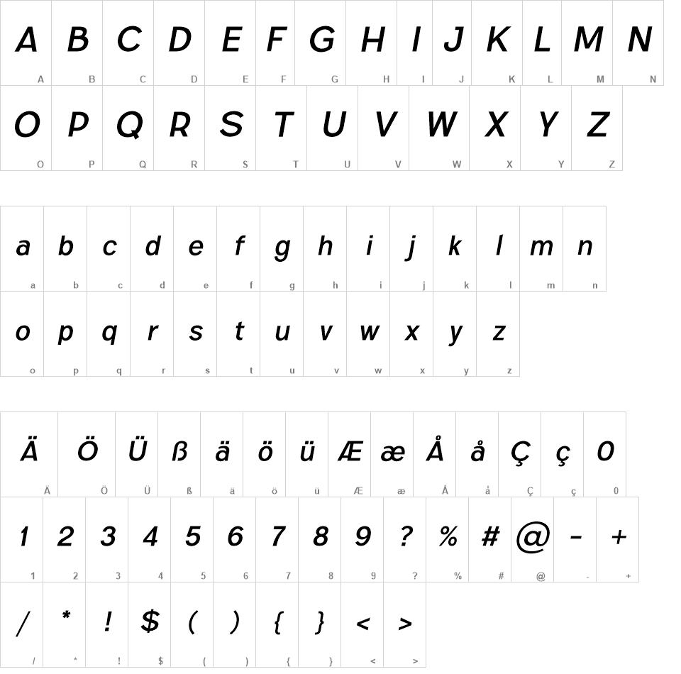 Parallone font