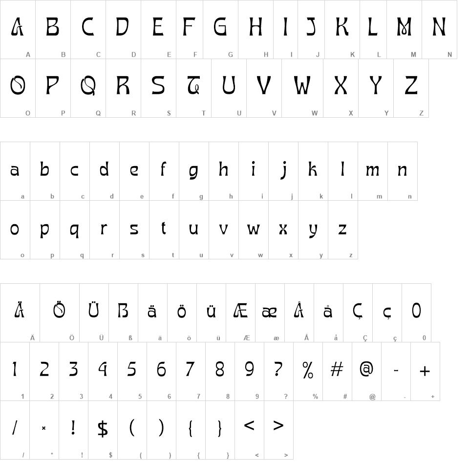 Psychoart font