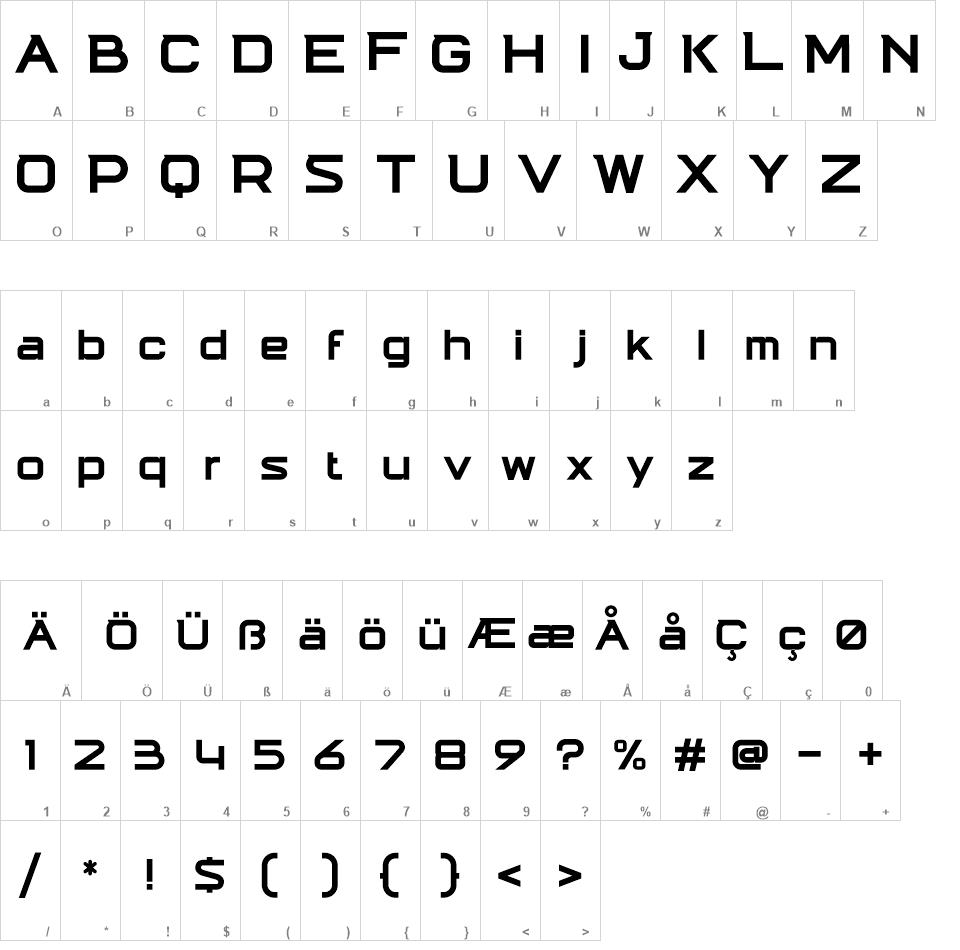 Rasky font