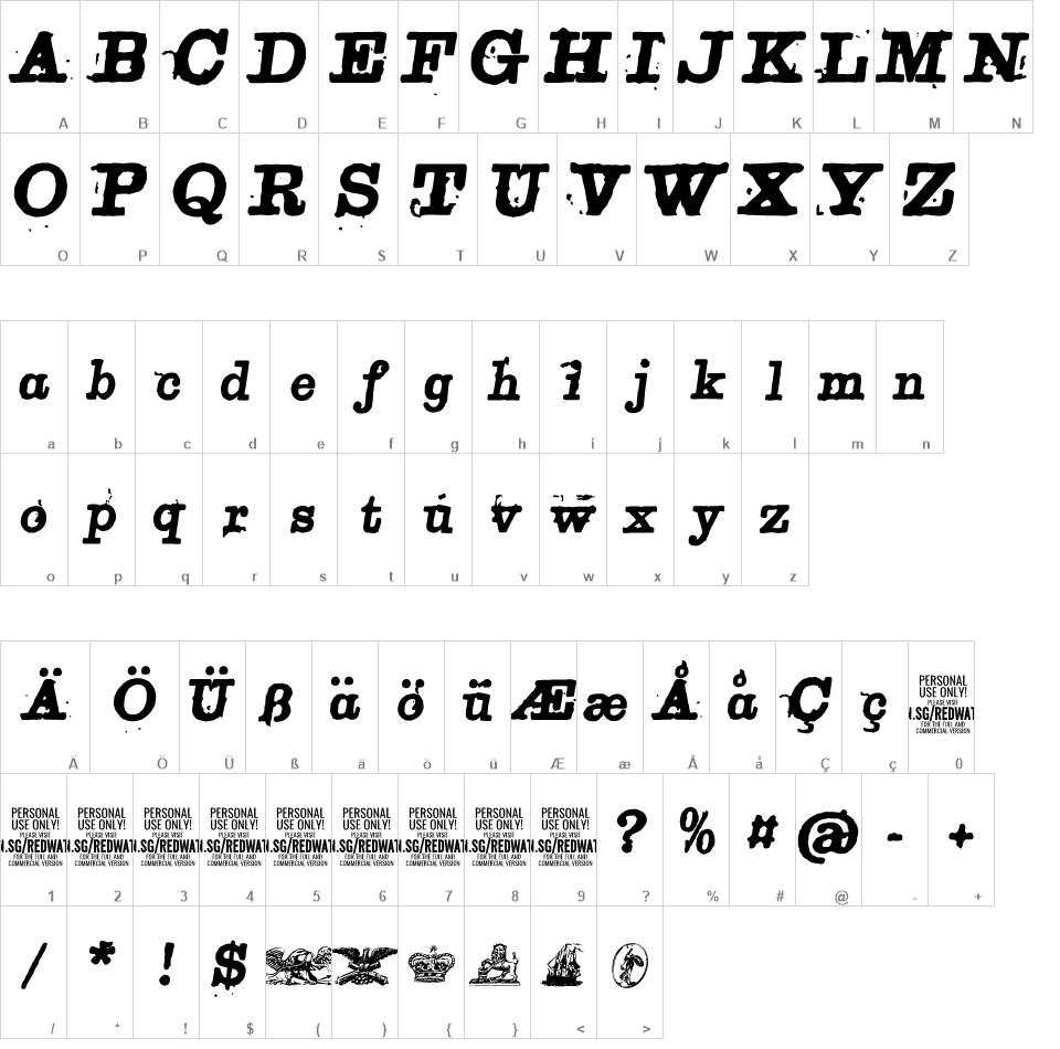 Redwater Banker font - Font Tr