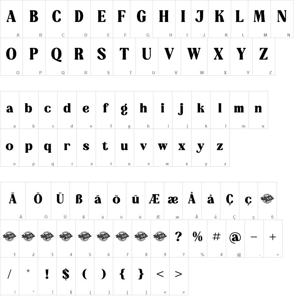Refales Blighan font
