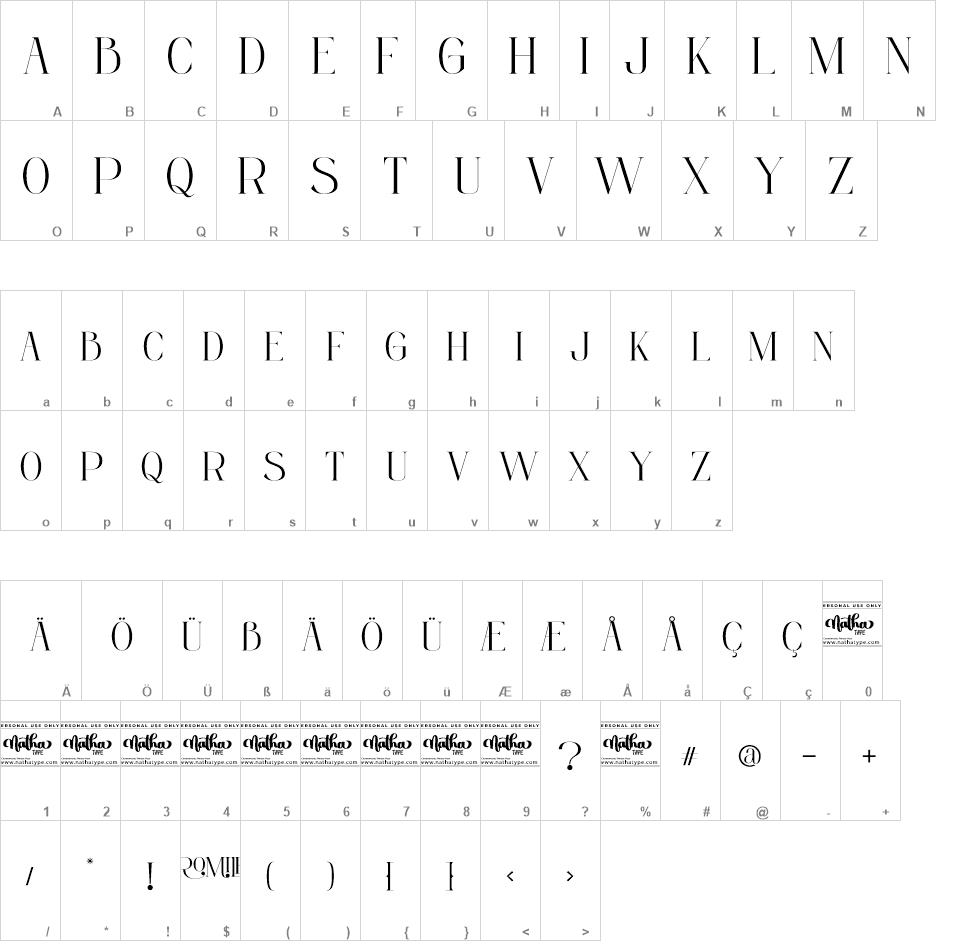 Romile font