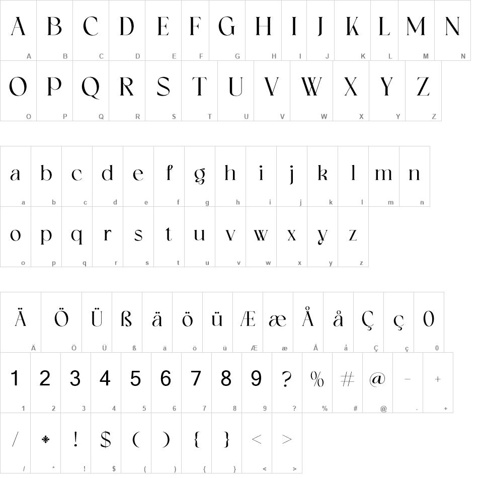 Rophylar font