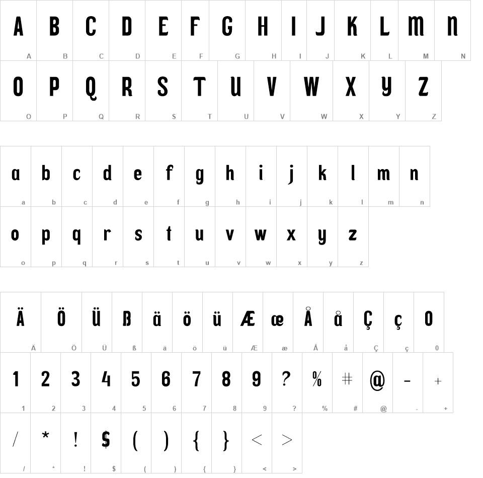 Rublack font