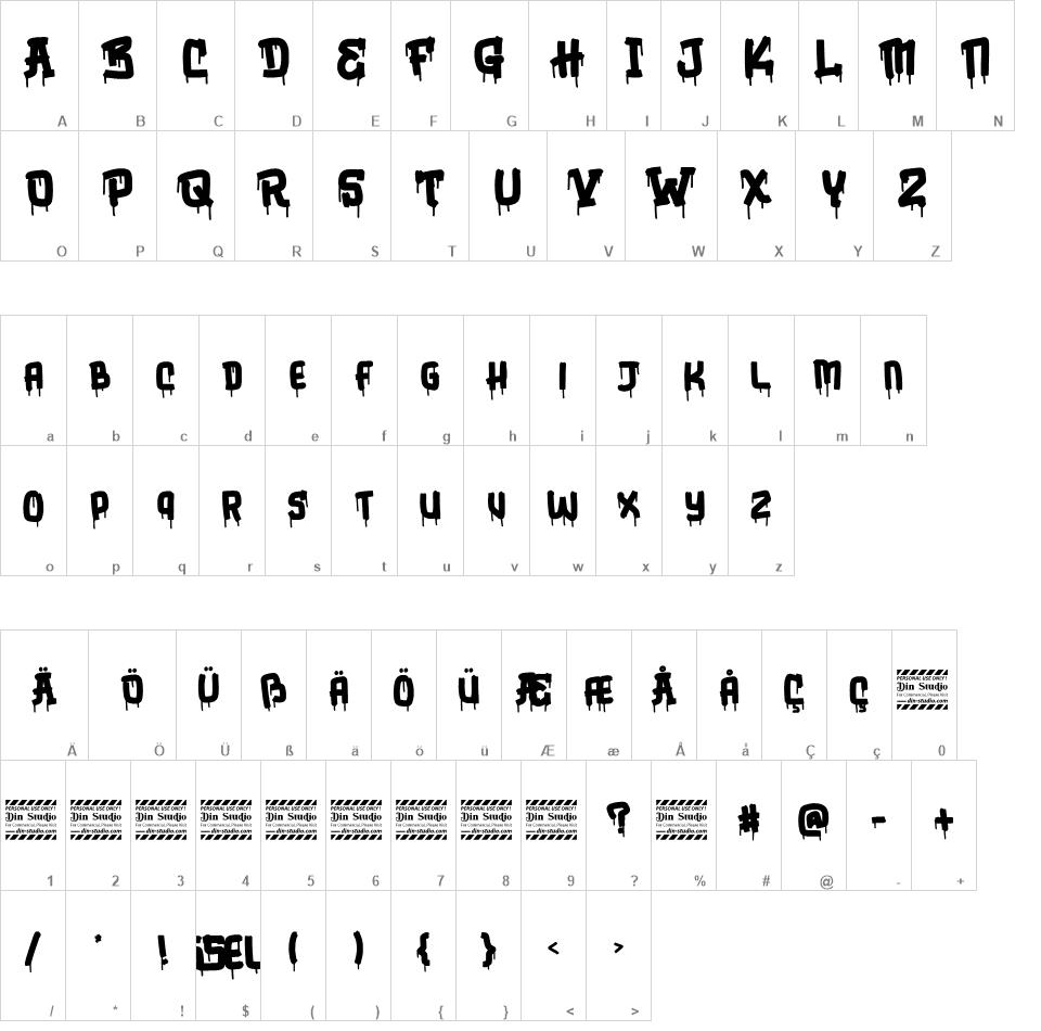 Russelot font