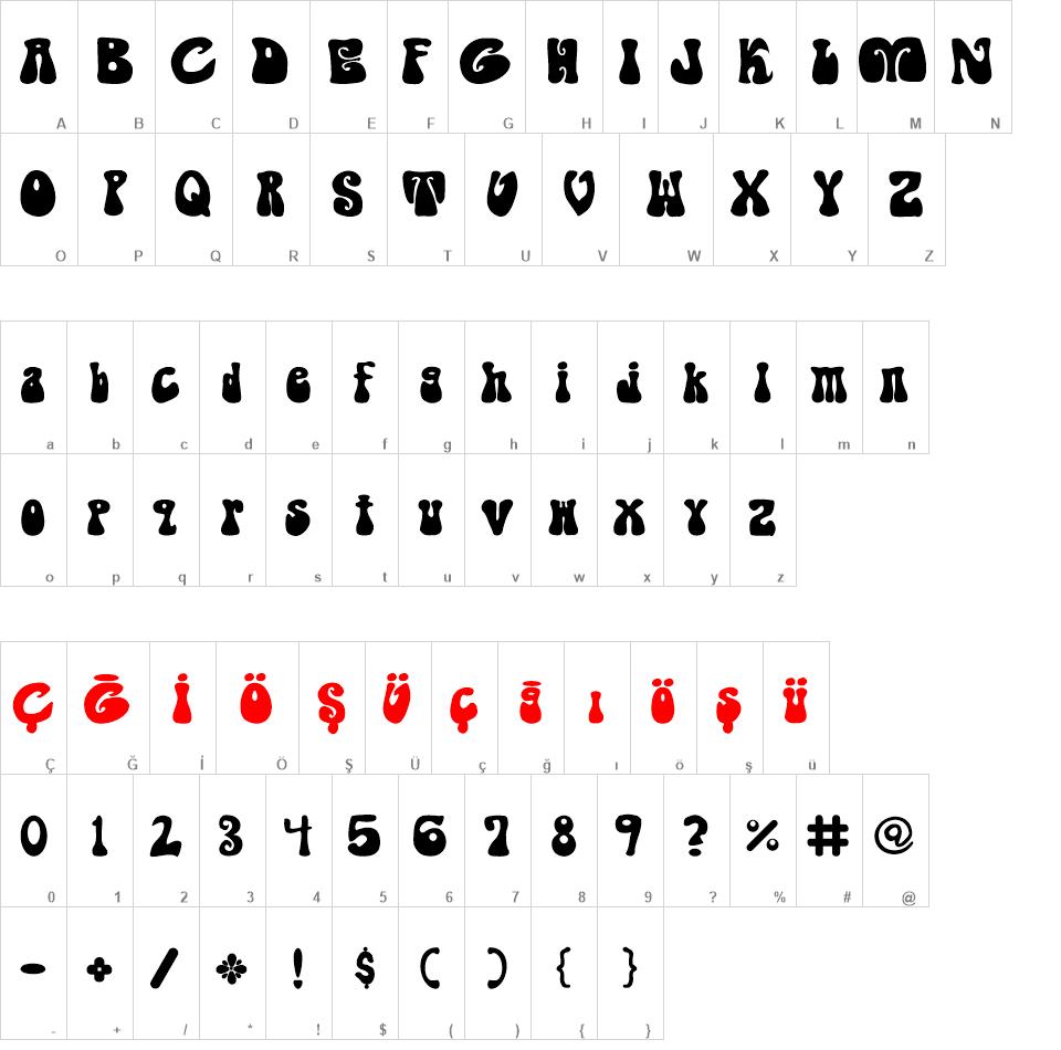 Shagadelic font