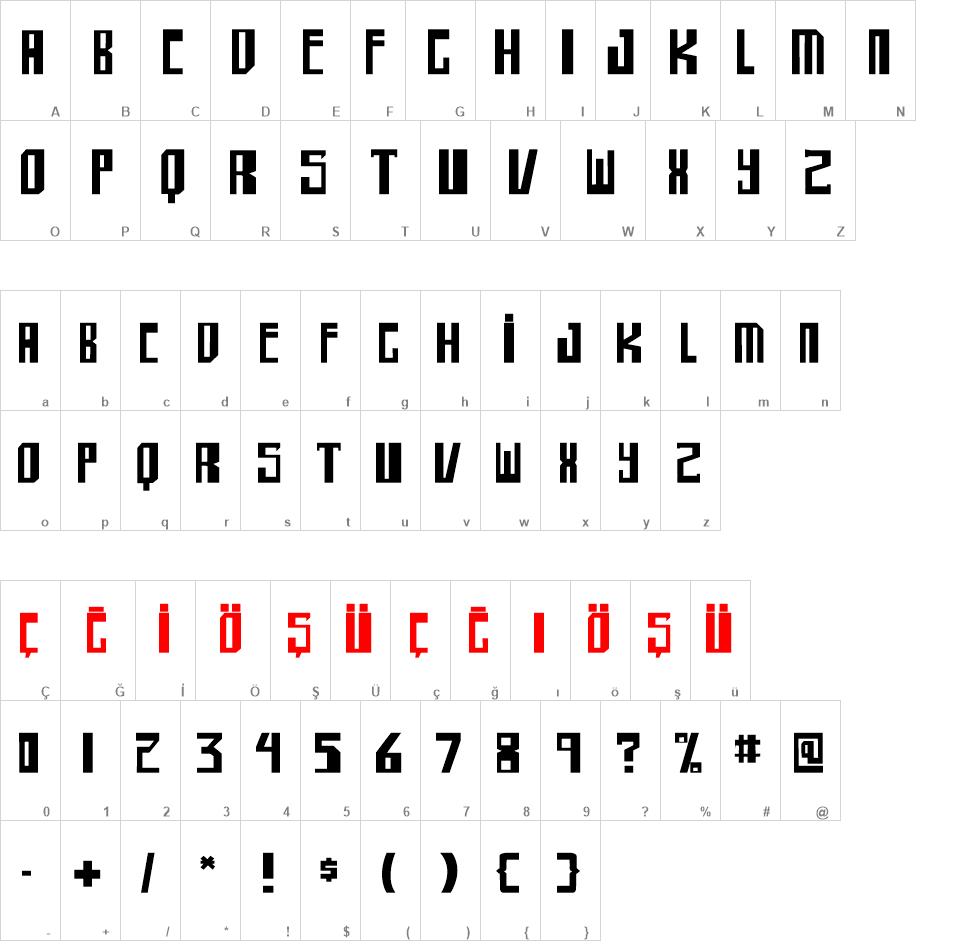 shellhead font