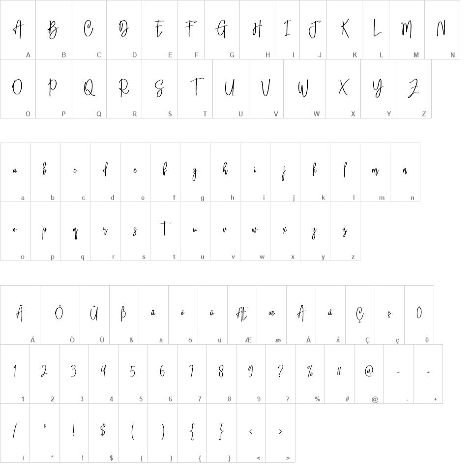 Smithson font