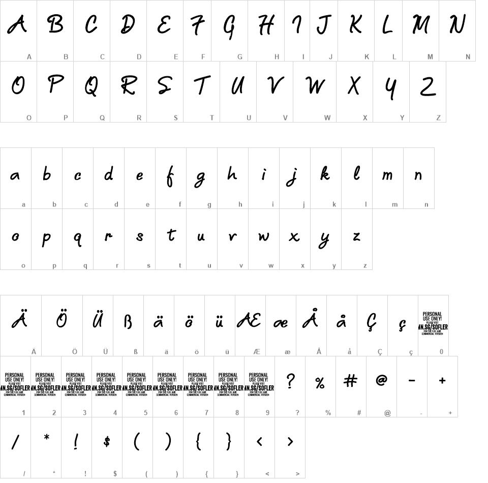 Sofler font