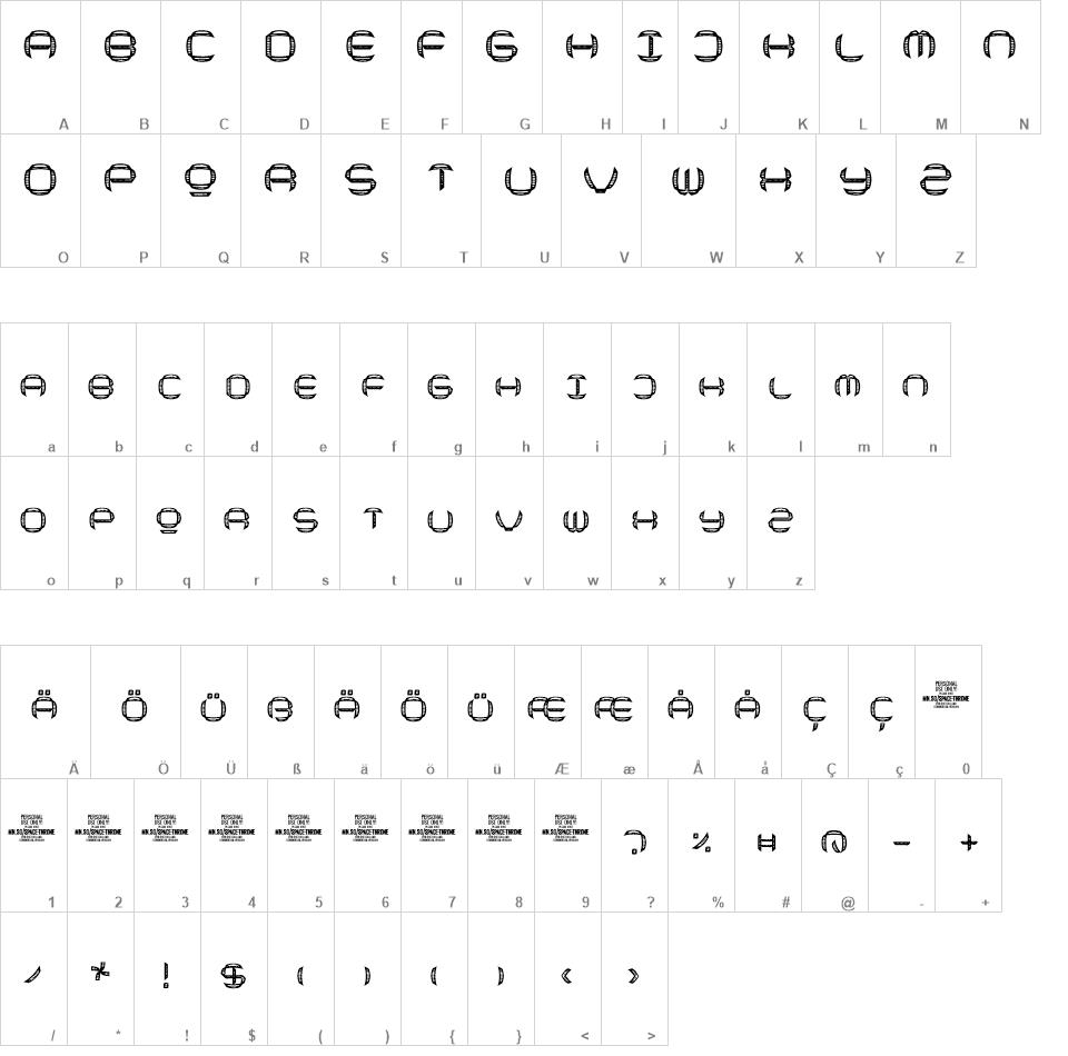 Space Throne font