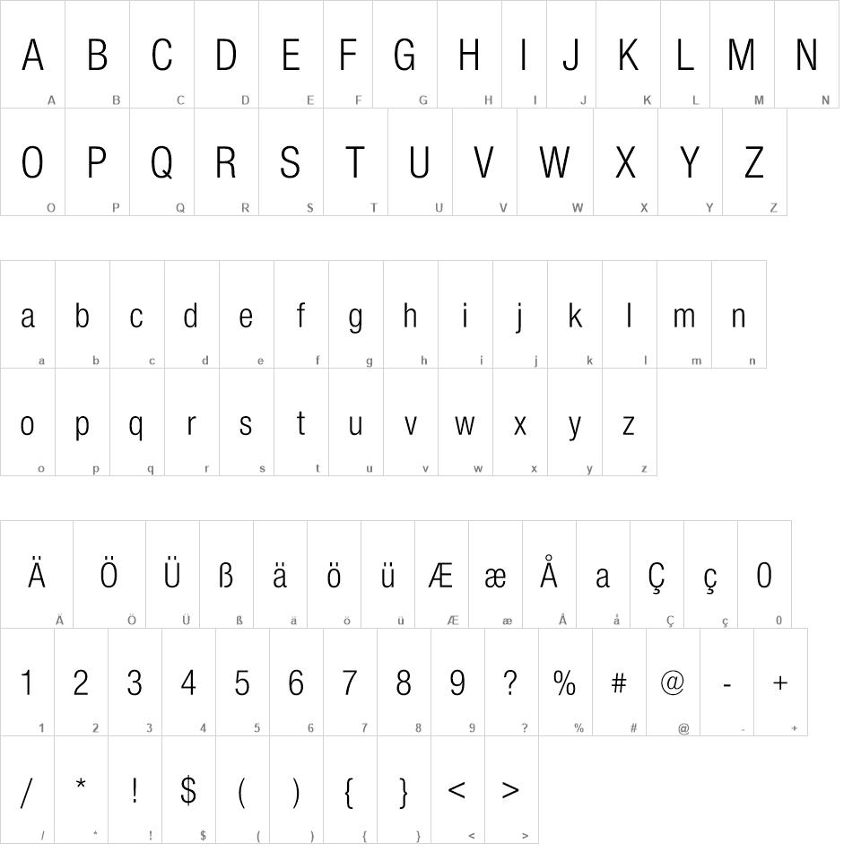 Suiza Condensed font