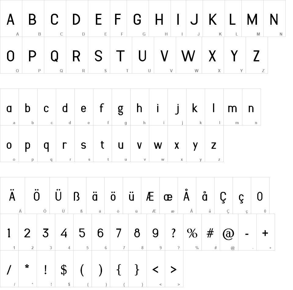 Sulcant font