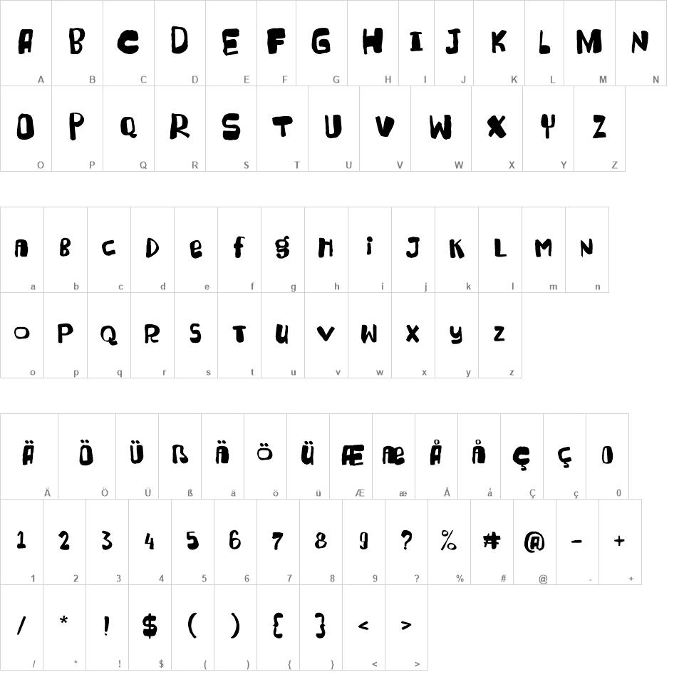 Super Bugly font
