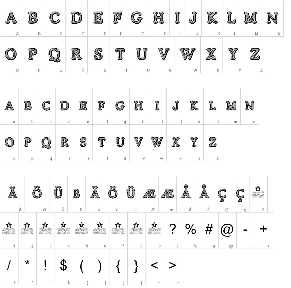 Silvers font