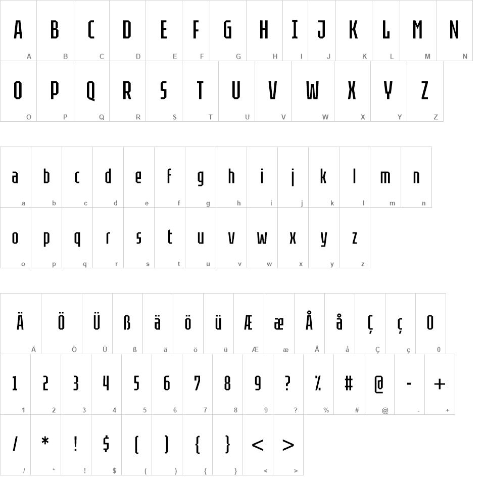 Tektur Tight font