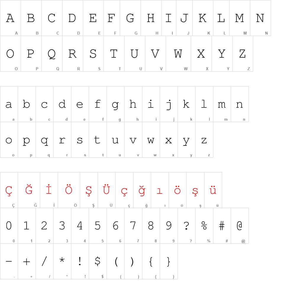 TeX Gyre Cursor Font font