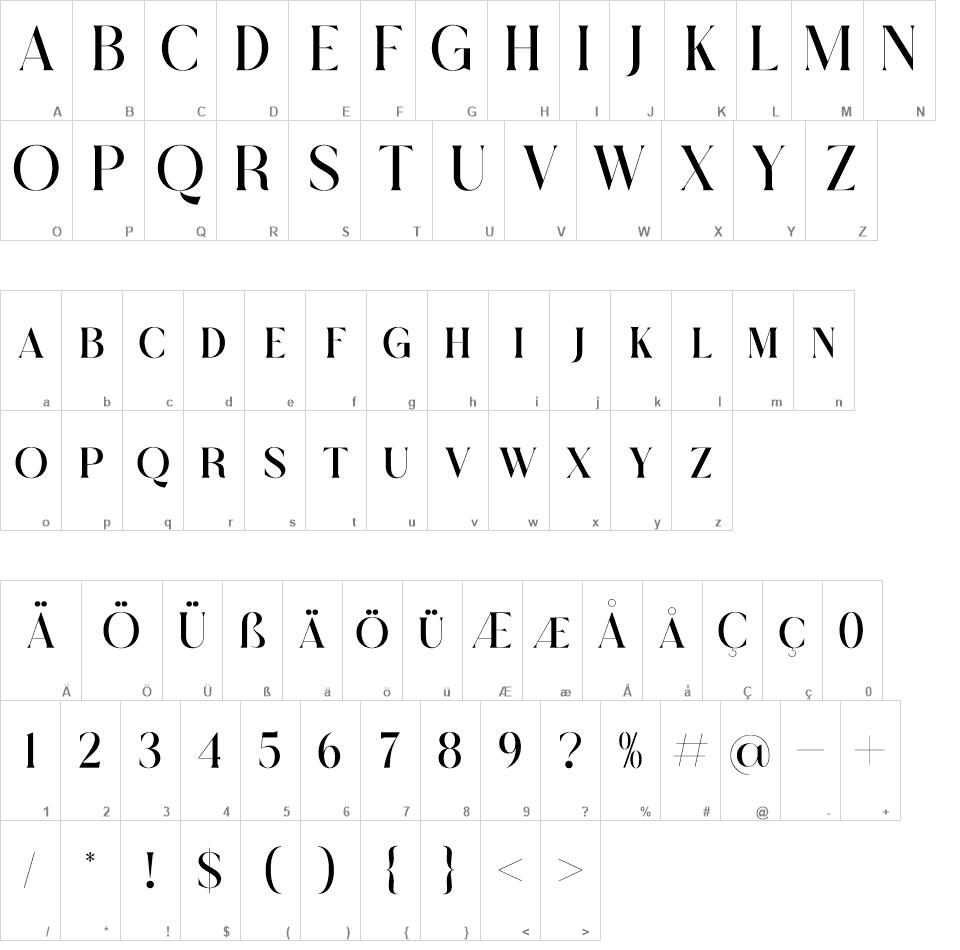 The Historical Marliana font