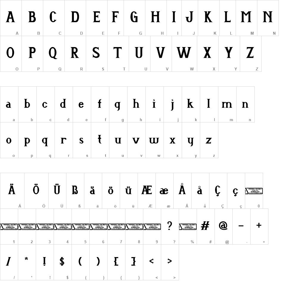 Thunderbolt font