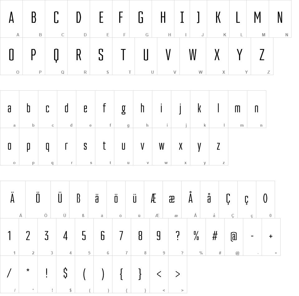 TT Tunnels font