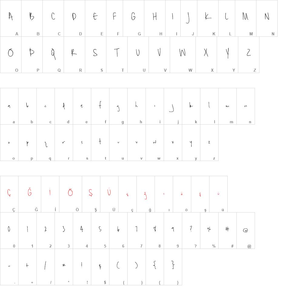 Unrulyness font