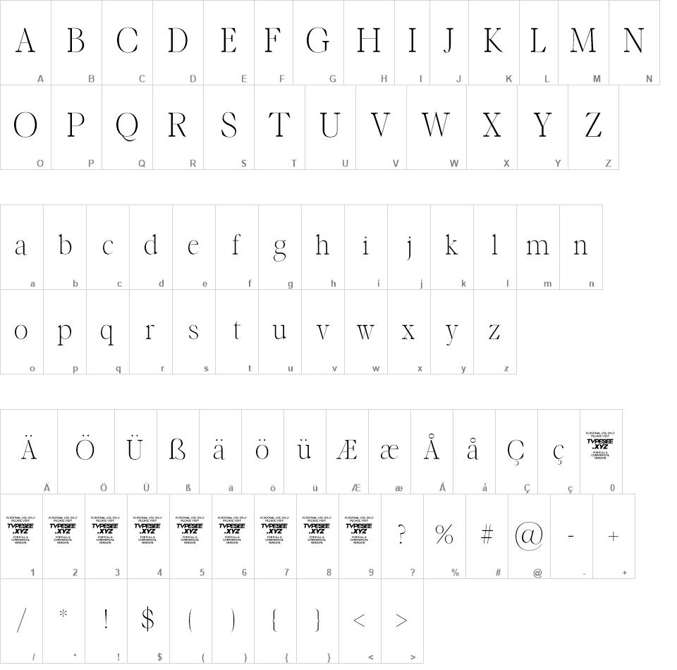 Upstair Serif font