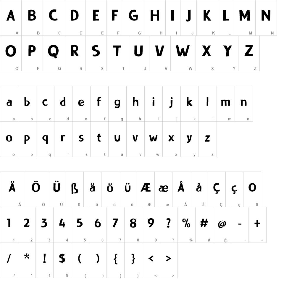 Urusans font