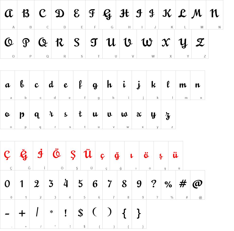 uygaria font