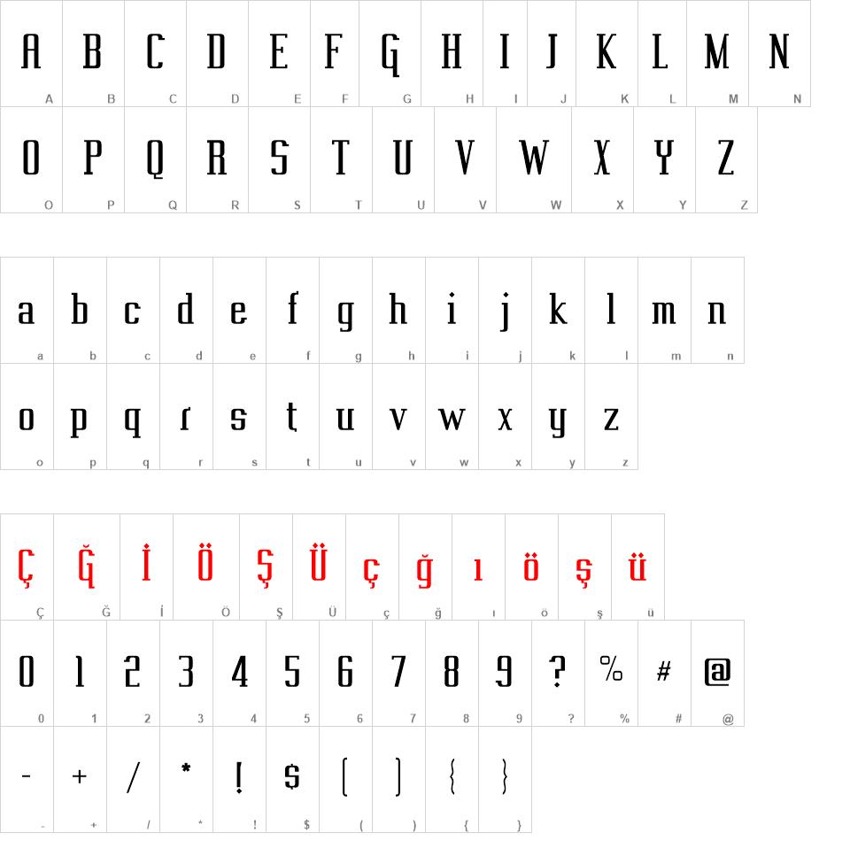 Vahika font