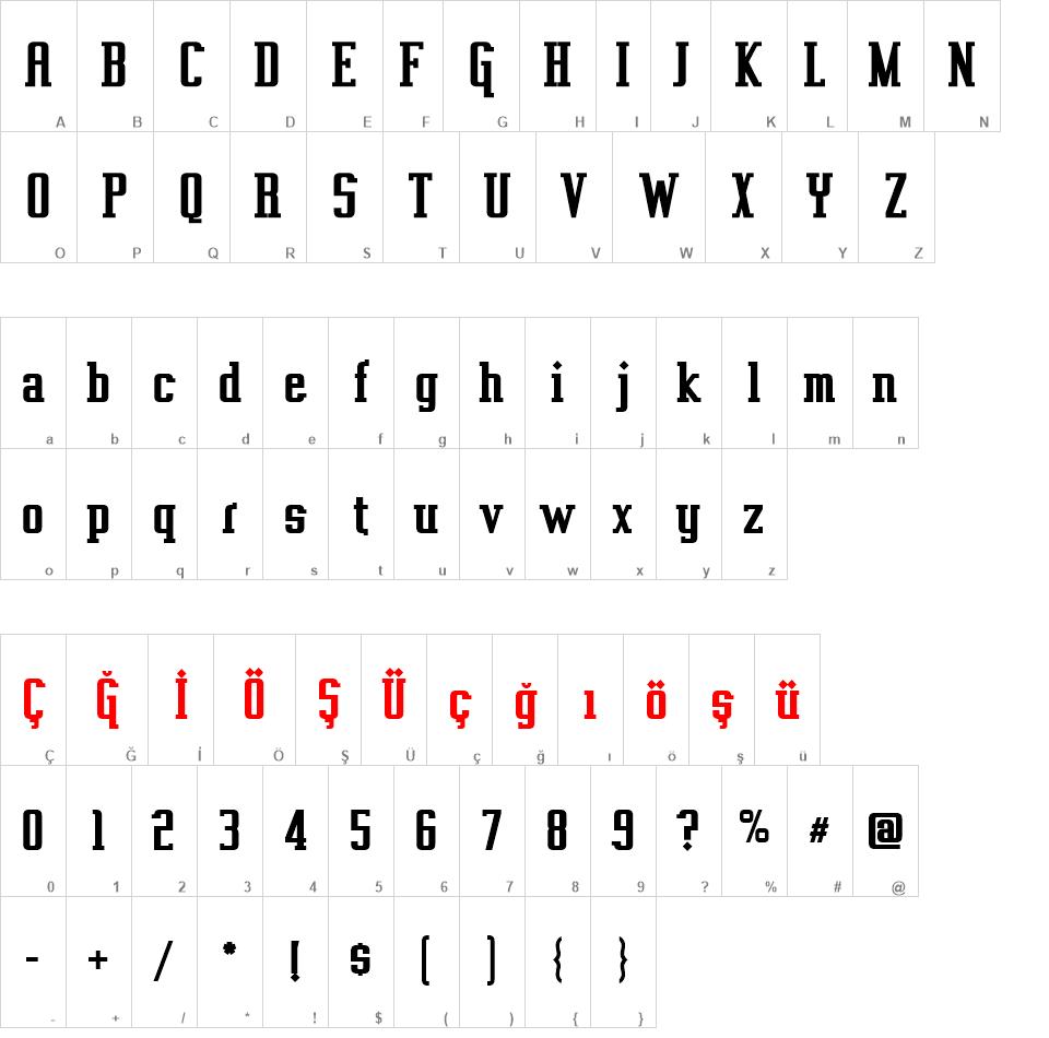 Vahika font